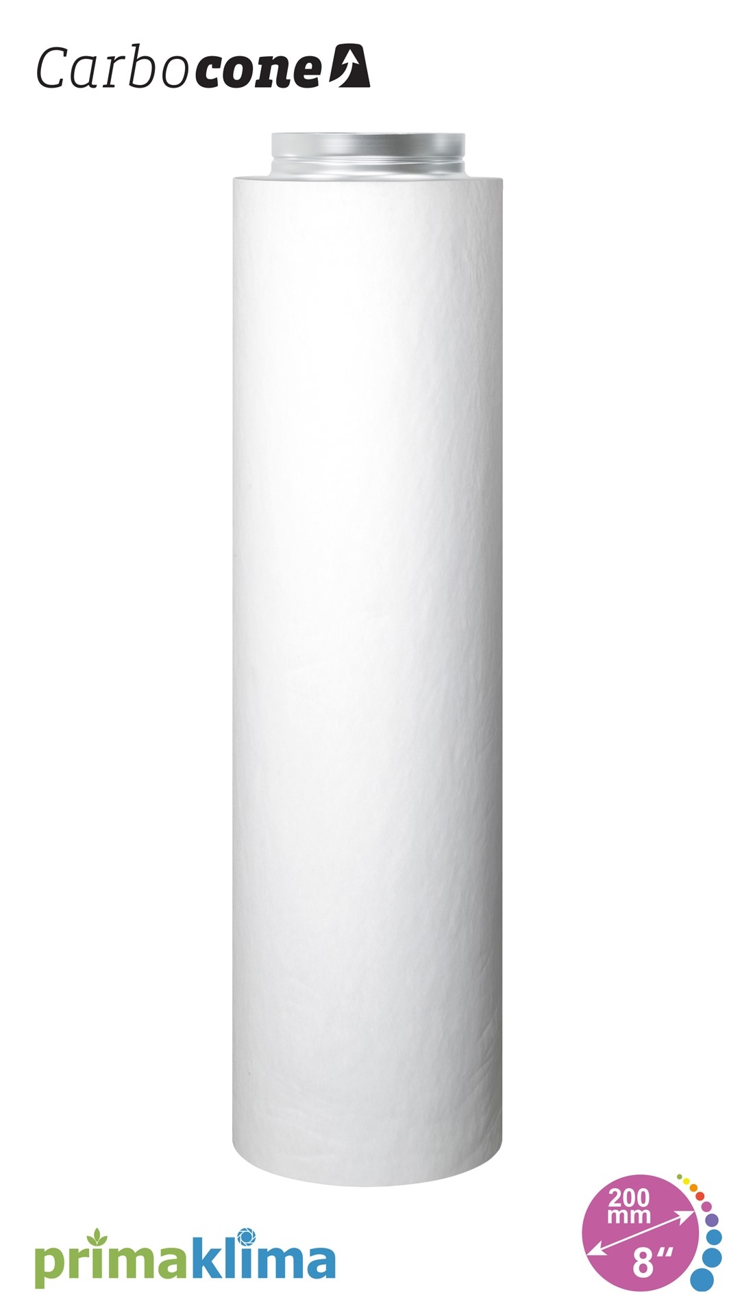 PRIMA KLIMA FILTR CARBOCONE FI200 DO1400M3/H K3604