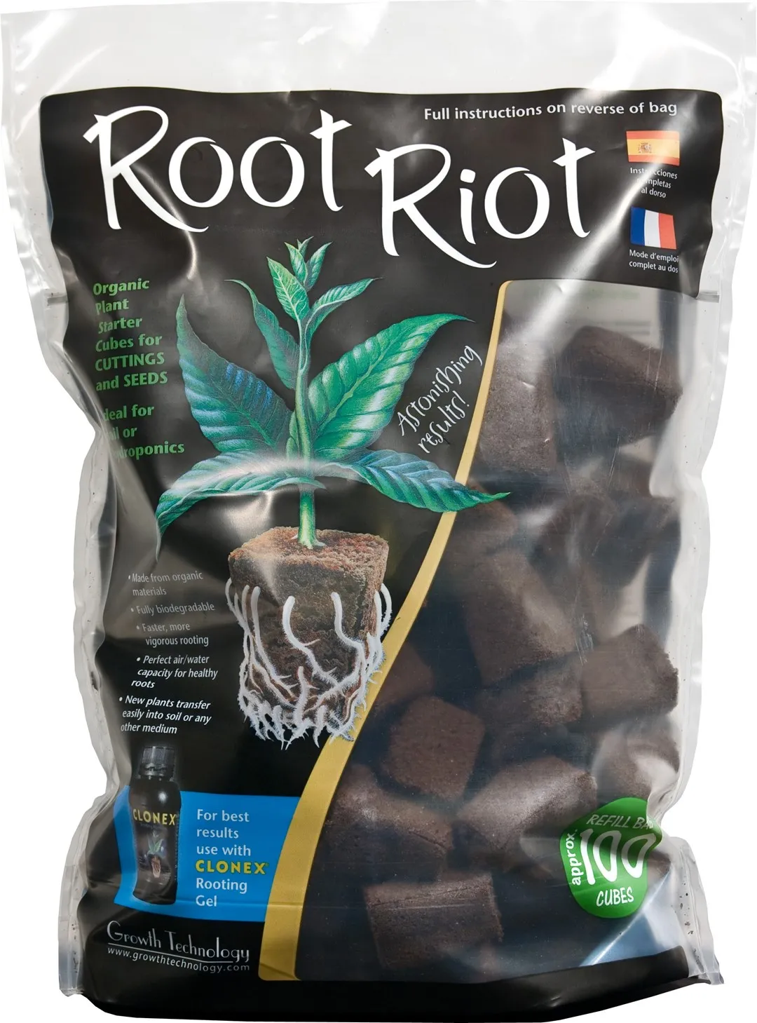 ROOT RIOT WYMIENNE KOSTKI 50SZT