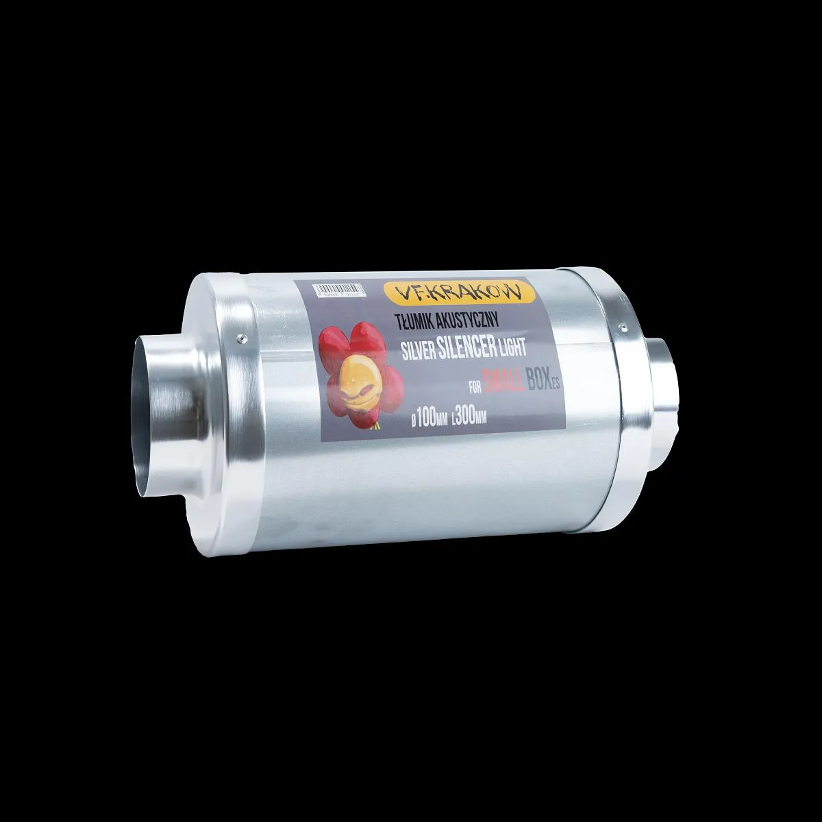 SILENCER TŁUMIK AKUSTYCZNY ALU FI 100/300MM