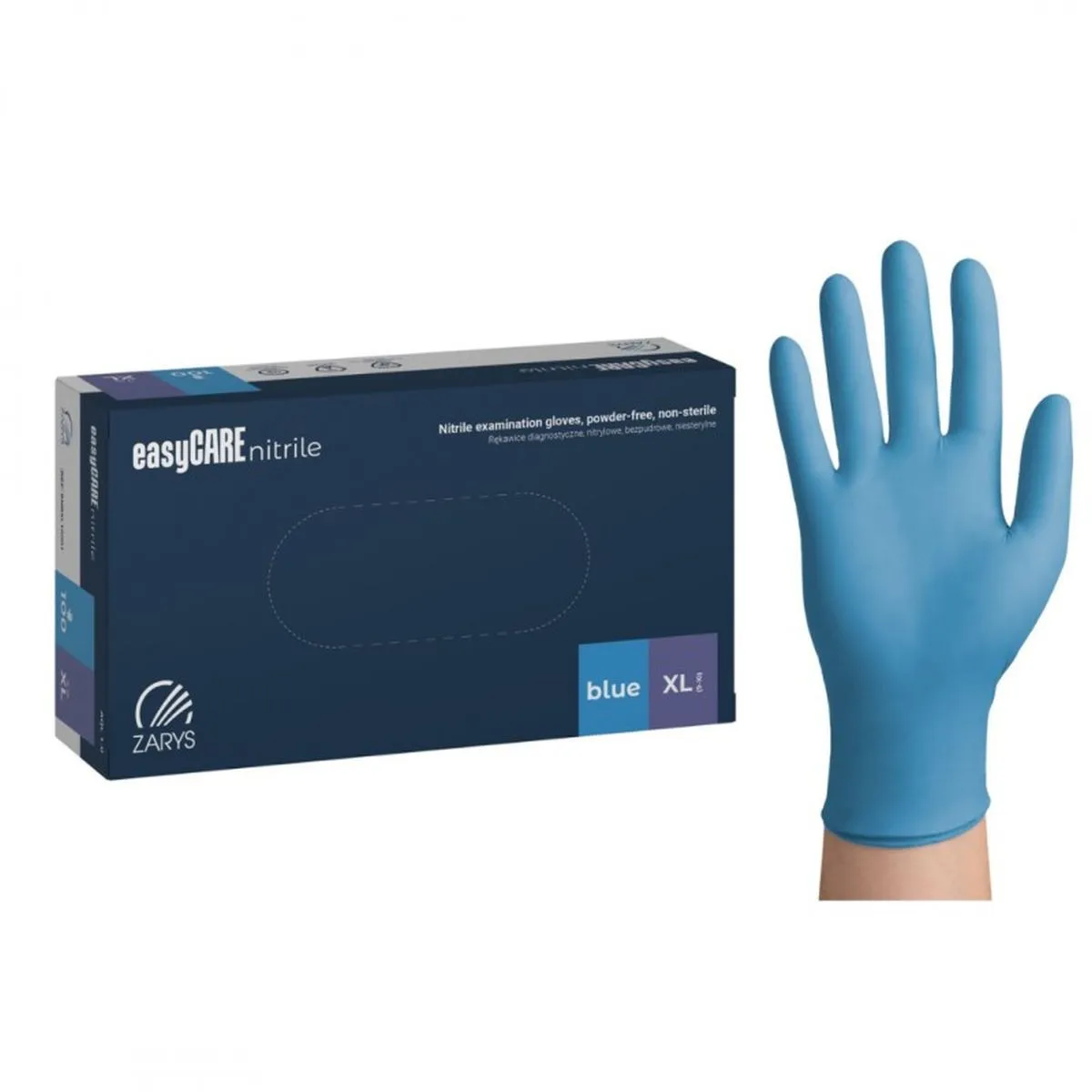 ZARYS RĘKAWICZKI EASYCARE NITRYLOWE XL