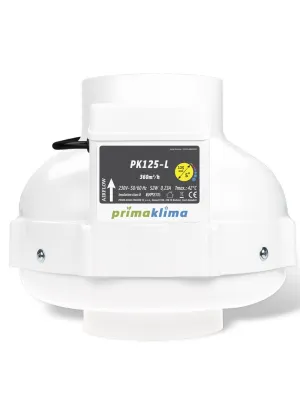 PRIMA KLIMA WENTYLATOR 1 SPEED 360M3/H, FI125MM