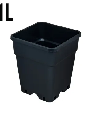 DONICZKA KWADRATOWA NERO 11L (25*25*H25)