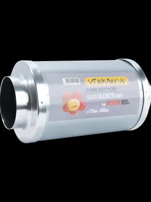 SILENCER TŁUMIK AKUSTYCZNY ALU FI 125/400MM