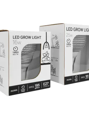 ŻARÓWKA E27 LED GROW 4000K 16W