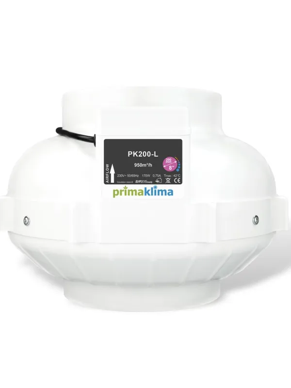 Produkt PRIMA KLIMA WENTYLATOR 1 SPEED 950M3/H, FI200MM Obraz
