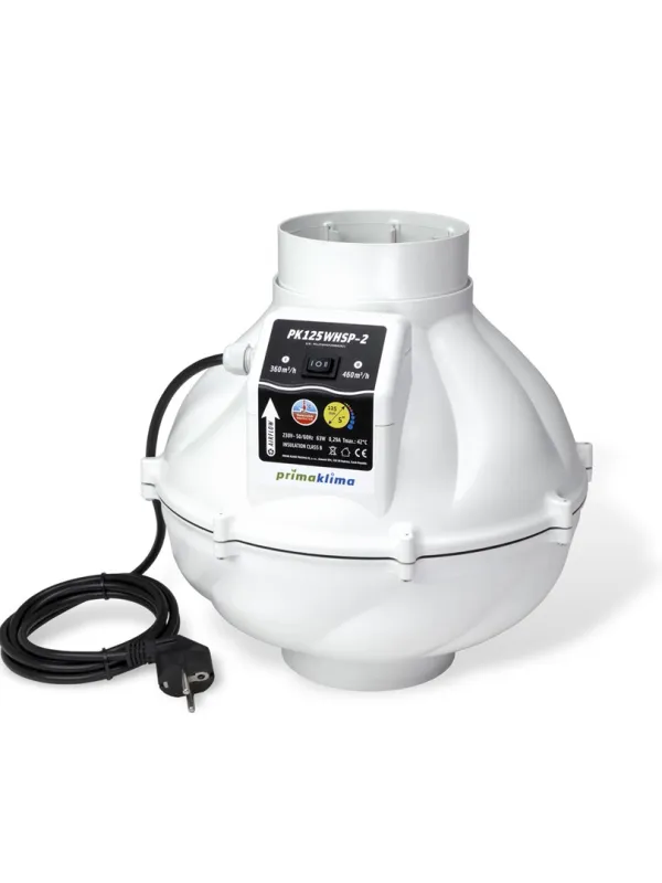 Produkt PRIMA KLIMA WENTYLATOR PK125WHSP-2 460M3/H Obraz