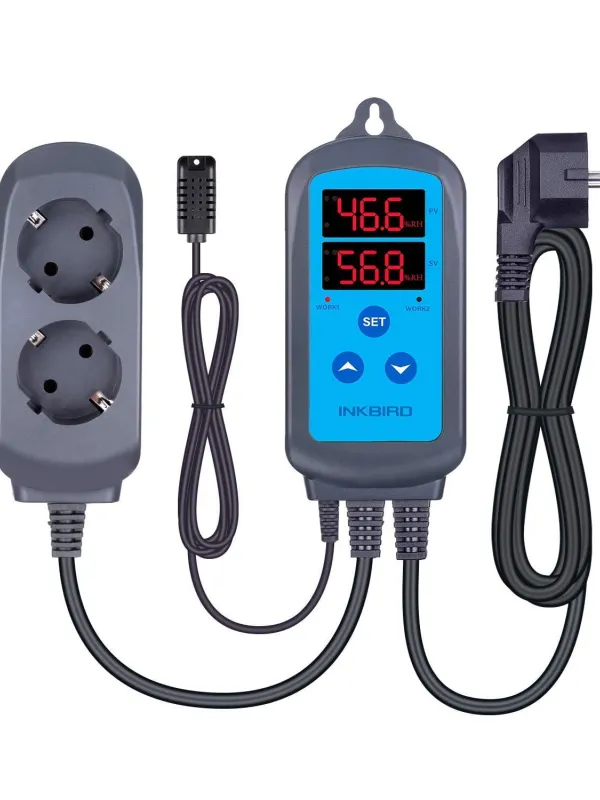 Produkt REGULATOR STEROWNIK WILGOTNOŚCI CZUJNIK 2M IHC-200 Obraz