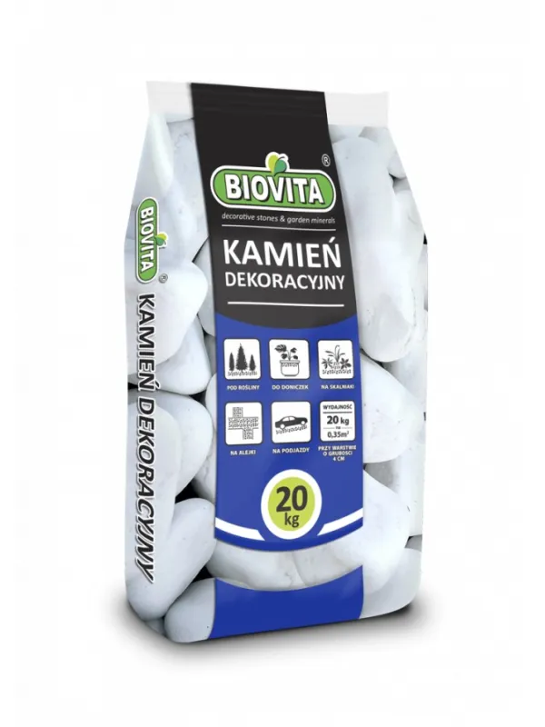 Produkt BIOVITA GRYS EXTRA WHITE THASSOS 60-100MM 20KG Obraz