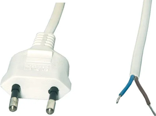 Produkt NO NAME KABEL SIECIOWY Z WTYCZKĄ PŁASKĄ 2X0,75MM2 Obraz