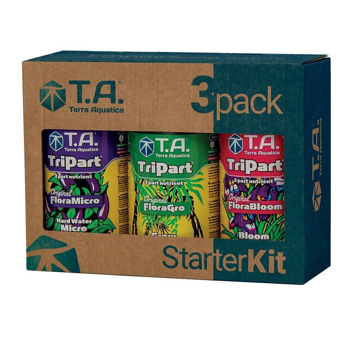 GHE ZESTAW TRIPACK FLORA SERIES HARD WATER