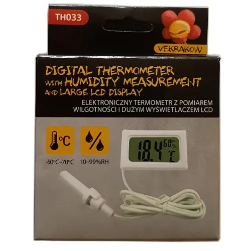 Produkt ELEKTRONICZNY TERMOHIGROMETR TH033 Obraz
