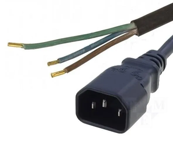Produkt KABEL SIECIOWY 3*1,5MM2 Z WTYCZKĄ KOMPUTEROWĄ 4M Obraz